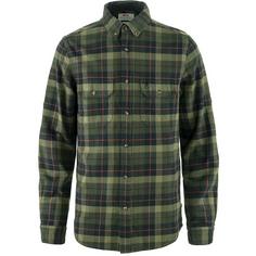 FJÄLLRÄVEN Singi Heavy Frannel Shirt Outdoorhemd Herren Tannengrün