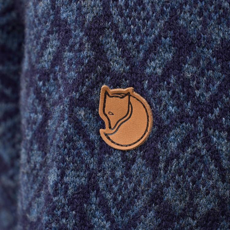 FJ&Auml;LLR&Auml;VEN FJ&Auml;LLR&Auml;VEN Snow Round Neck Sweater Funktionsjacke Damen - Marine - 5 | SportScheck