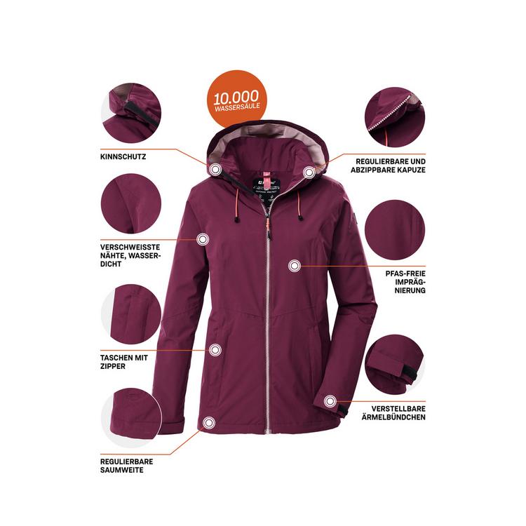 KILLTEC KILLTEC OOKS 1 Softshelljacke Damen - Violett393 - 4 | SportScheck