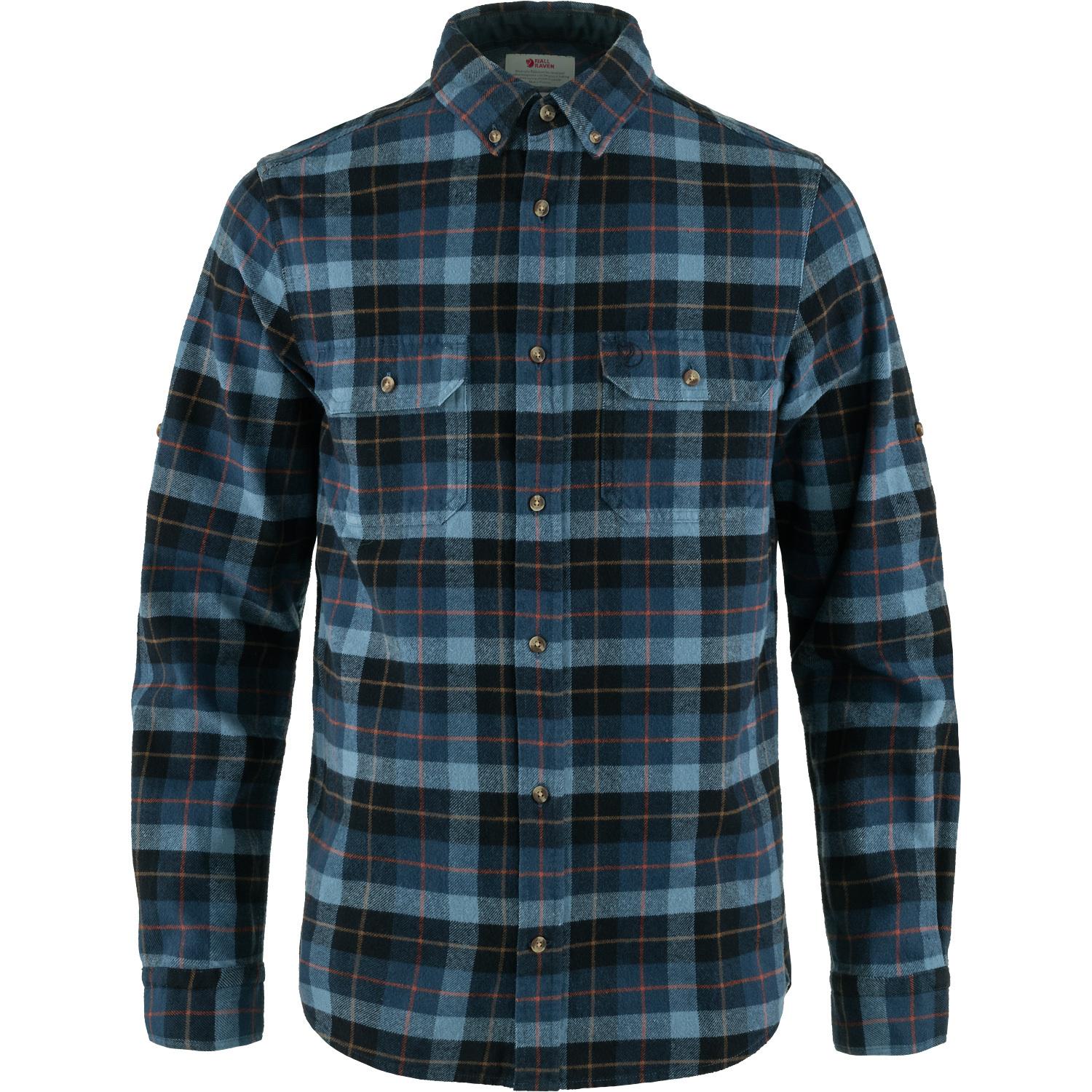 FJ&Auml;LLR&Auml;VEN Singi Heavy Frannel Shirt Outdoorhemd Herren - Marine