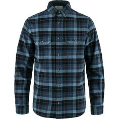 FJÄLLRÄVEN Singi Heavy Frannel Shirt Outdoorhemd Herren Marine