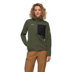 Rückansicht von Mammut Tamaro Fleecejacke Damen dark marsh-black