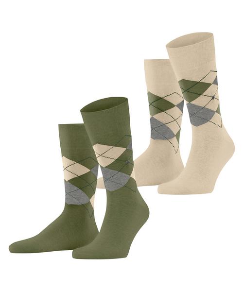 Burlington Everyday Argyle SO 2-Pack Socken Herren