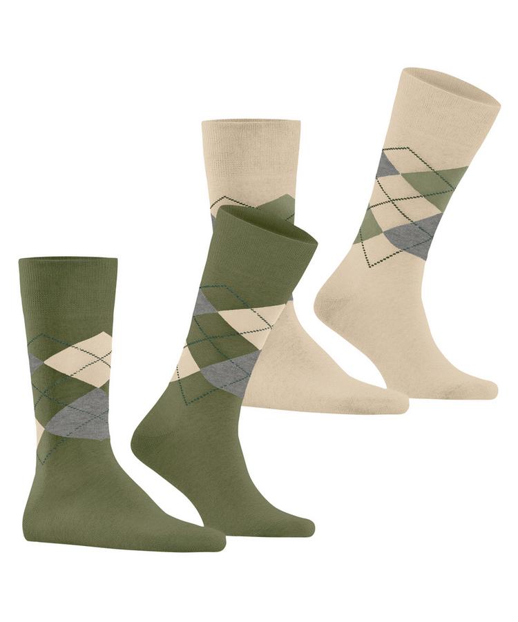 Burlington Burlington Everyday Argyle SO 2-Pack Socken Herren - salvia (7472) - 0 | SportScheck