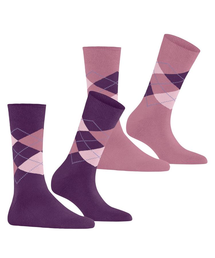 Burlington Burlington Everyday Argyle SO 2-Pack Socken Damen - ultraviolet (8295) - 0 | SportScheck