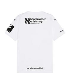 Rückansicht von PUMA SKU Amstetten Trikot Away 2025/2026 Weiß Fußballtrikot weiss