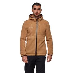 Rückansicht von Mammut Falera Pro Hooded Fleecejacke Herren claystone