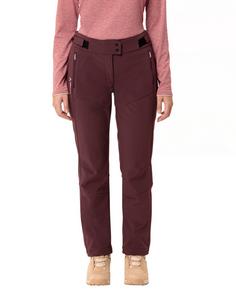 Rückansicht von VAUDE Women's Elope Softshell Pants Funktionshose Damen dark oak