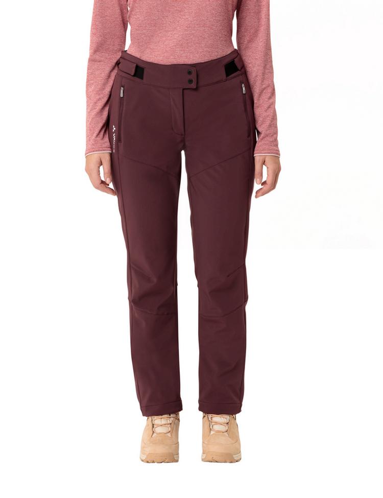 VAUDE VAUDE Women's Elope Softshell Pants Funktionshose Damen - dark oak - 0 | SportScheck