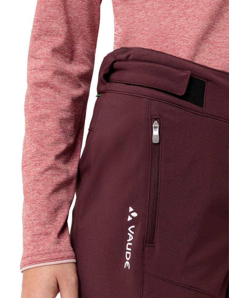 VAUDE VAUDE Women's Elope Softshell Pants Funktionshose Damen - dark oak - 0 | SportScheck