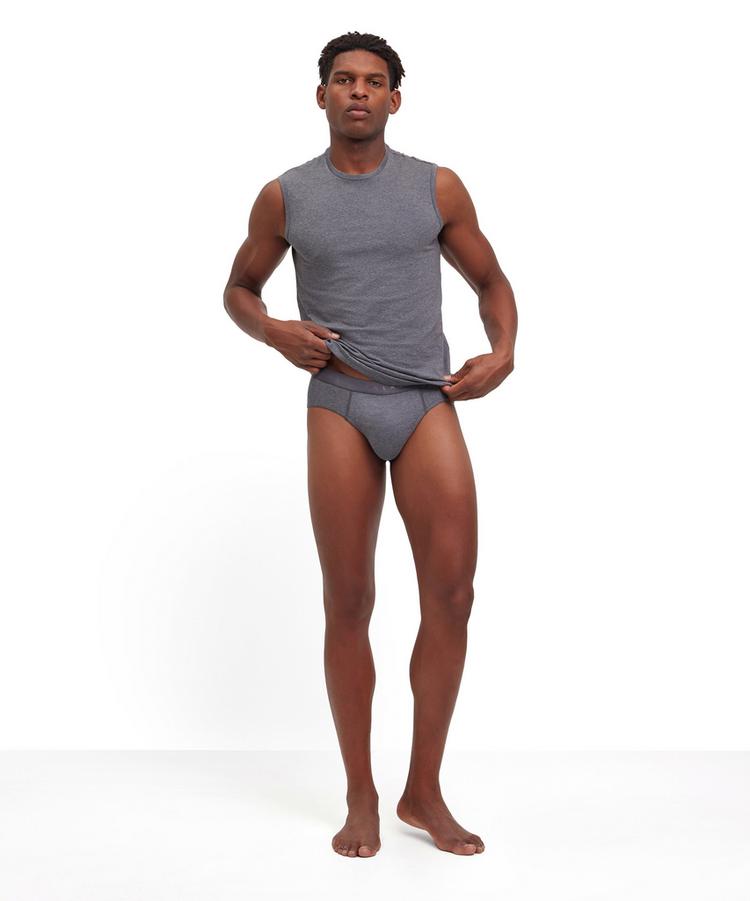 Falke Falke UW Briefs CO/EL m Unterhose Herren - dark grey -heather (3278) - 1 | SportScheck
