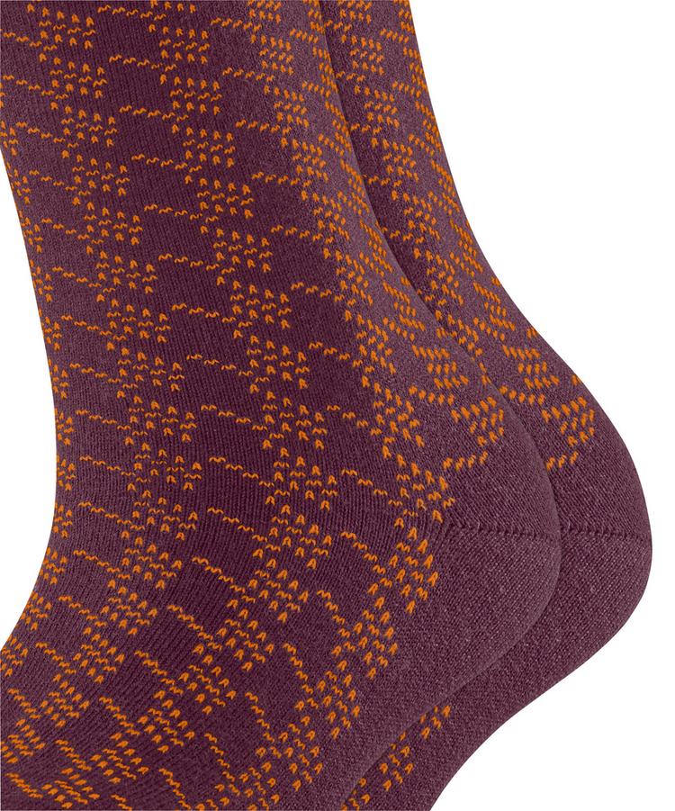 ESPRIT ESPRIT Pepita Pattern SO  2-Pack Socken Damen - merlot (8005) - 1 | SportScheck