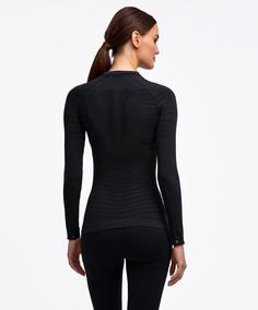 Rückansicht von Falke MW Longsleeved Shirt Tight w Langarmshirt Damen black (3000)