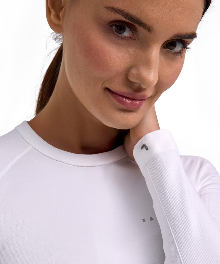 Falke Falke MW Longsleeved Shirt Tight w Langarmshirt Damen - white (2860) - 3 | SportScheck