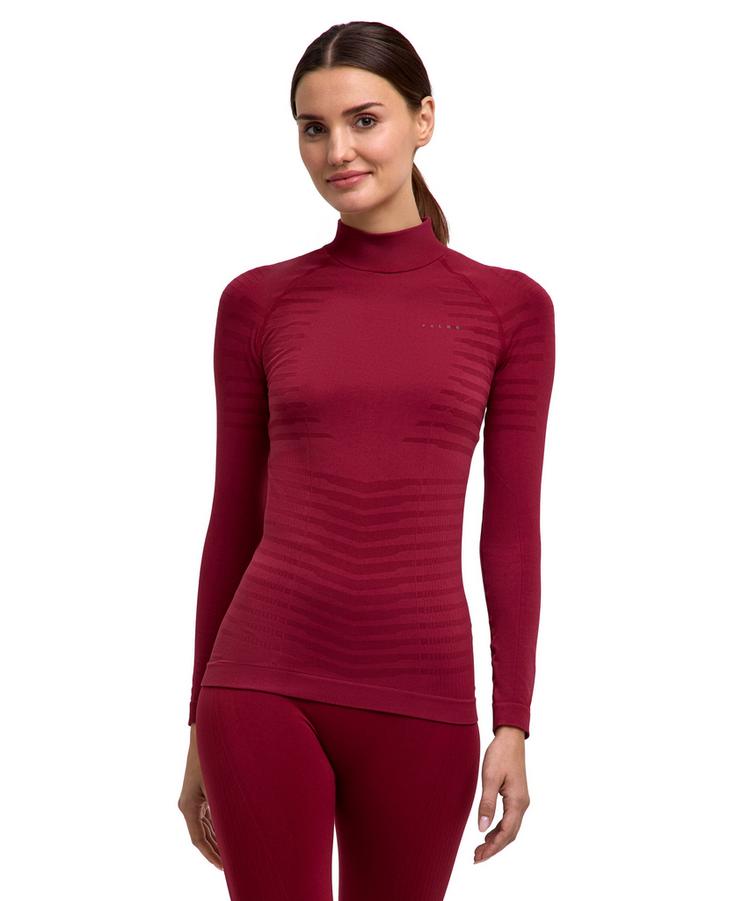 Falke Falke MW Longsleeved Shirt Turtleneck w Langarmshirt Damen - merlot (8117) - 0 | SportScheck