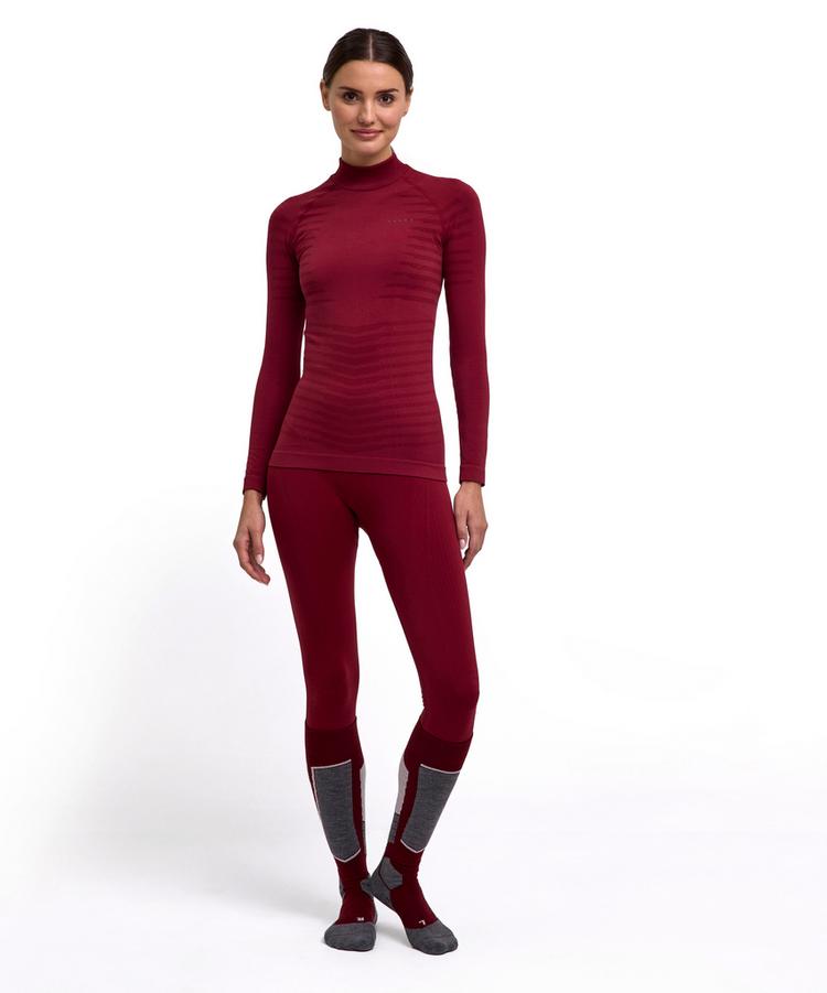 Falke Falke MW Longsleeved Shirt Turtleneck w Langarmshirt Damen - merlot (8117) - 1 | SportScheck