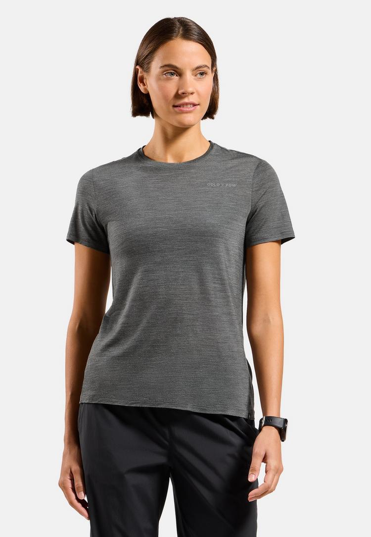 Odlo Odlo ODLO X POW MERINO TENCEL Funktionsshirt Damen - urban chic melange(11004) - 0 | SportScheck
