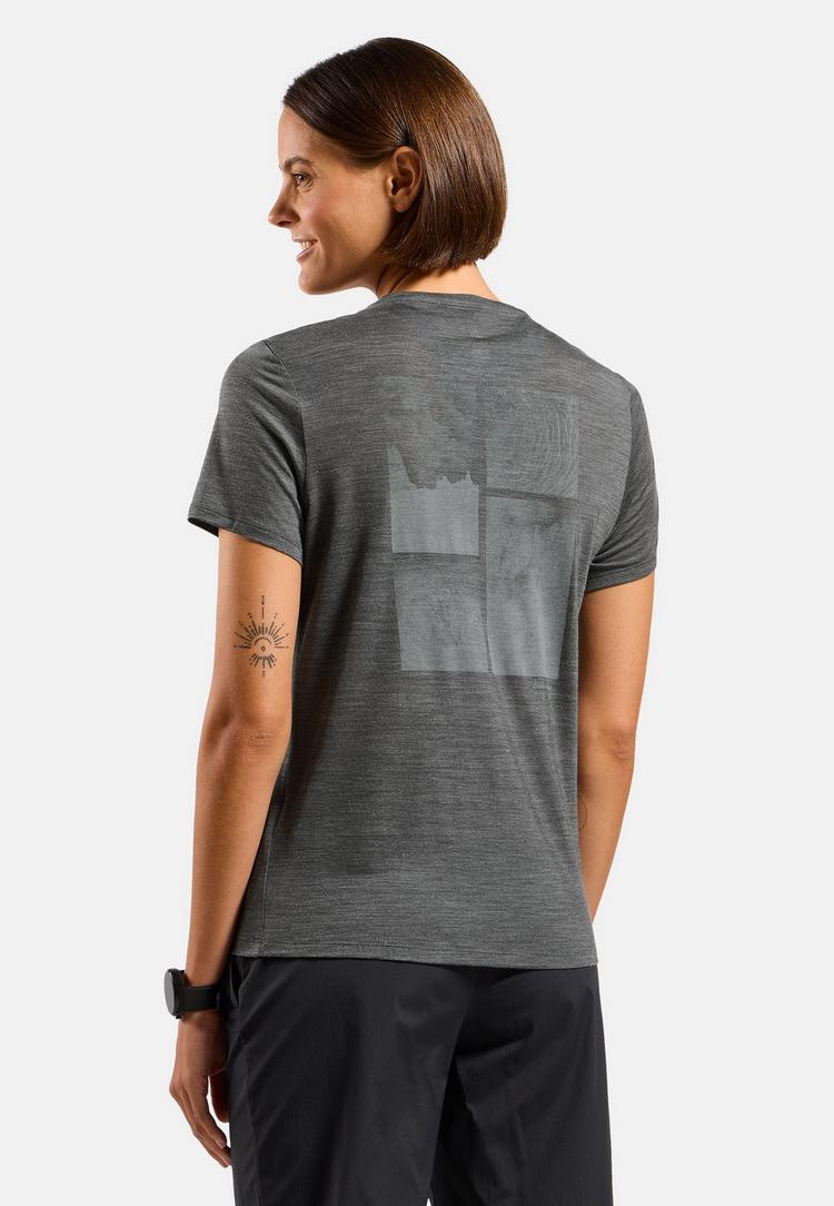 Odlo Odlo ODLO X POW MERINO TENCEL Funktionsshirt Damen - urban chic melange(11004) - 1 | SportScheck