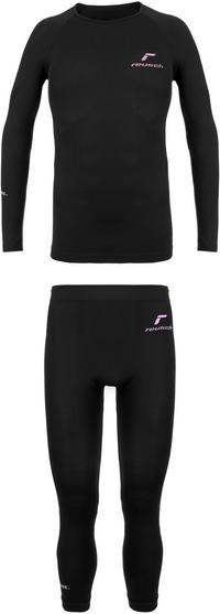 Reusch Reusch Underwear Set Lady 3/4 Pants WARM W&auml;scheset Damen - 7715  black / begonia pink