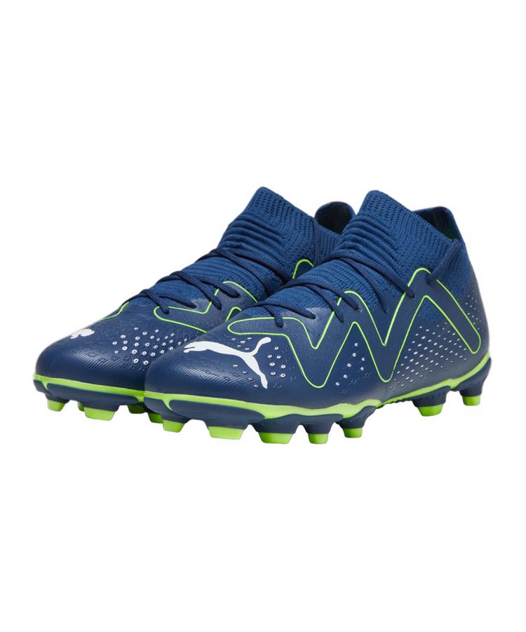 PUMA PUMA FUTURE MatchNJr Jr FG Kids Wei&szlig; Fu&szlig;ballschuhe Kinder - blauweissgruen - 3 | SportScheck