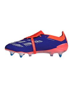 Rückansicht von adidas SG Weiß Fußballschuhe blauweiss