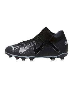 PUMA FUTURE Pro FG/AG Jr Gear Up Kids Fu&szlig;ballschuhe Kinder schwarzsilber