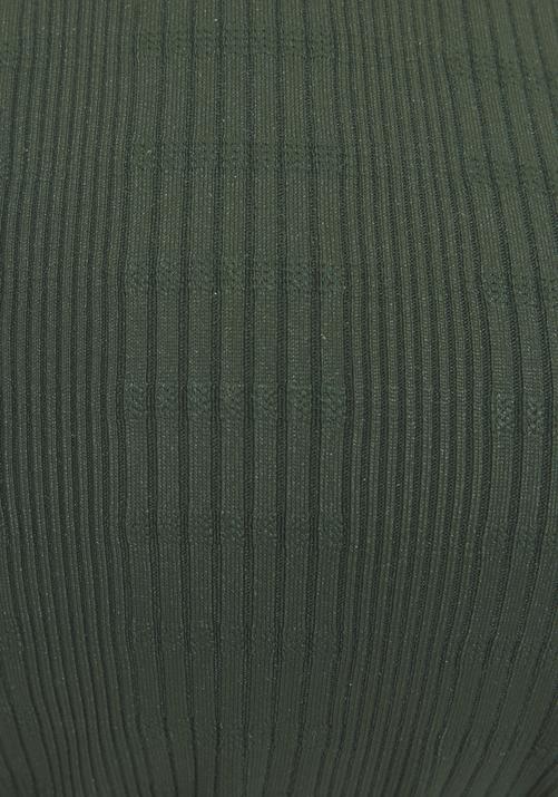 Rückansicht von Copenhagen Studios Triangel-Bikini-Top Bikini Oberteil Damen dunkelgrün