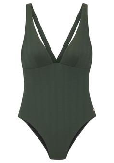 Copenhagen Studios Badeanzug Badeanzug Damen dunkelgr&uuml;n