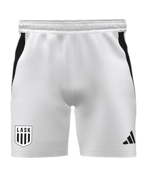 adidas LASK Short Home 2024/2025 Wei&szlig; Fu&szlig;ballshorts