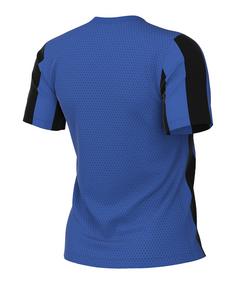 Rückansicht von Nike Stripe Divison V Trikot Damen Fußballtrikot Damen blauschwarz