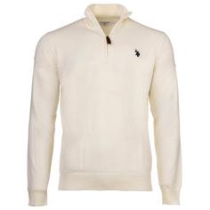 U.S. Polo Assn. Strickpullover Strickpullover Herren Weiß