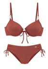 Buffalo B&uuml;gel-Bikini Bikini Set Damen - rostrot