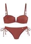 Buffalo Bandeau-Bikini Bikini Set Damen - rostrot