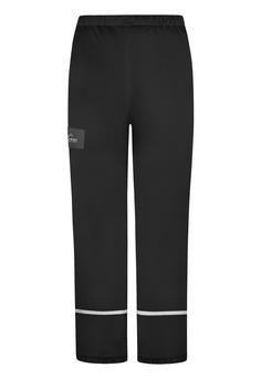 Rückansicht von normani Outdoor Sports Shalalth Regenhose Kinder Schwarz