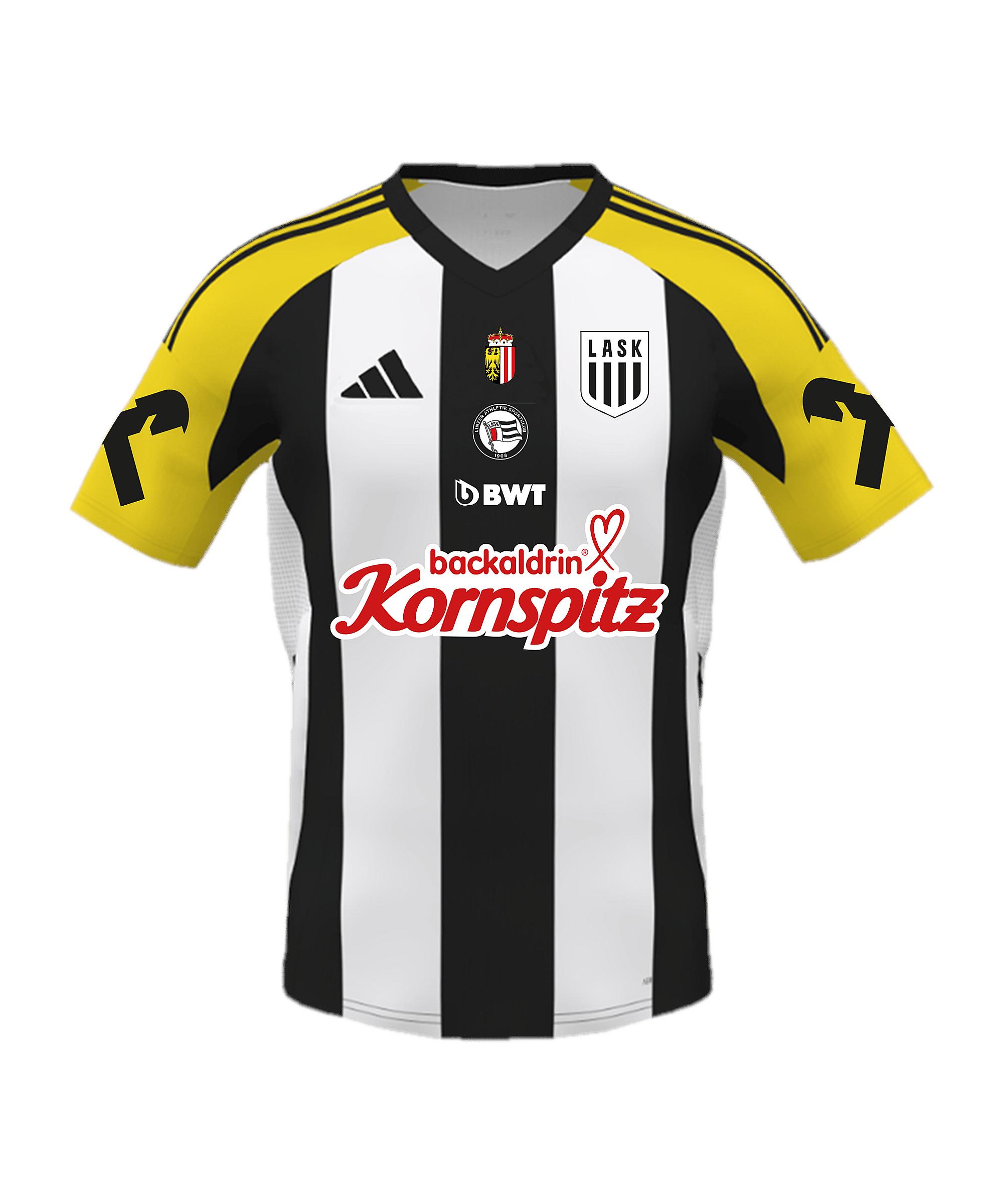 adidas LASK Trikot Home 2024/2025 Kids Wei&szlig; Trikot Kinder - weiss