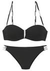 FRENCH CONNECTION B&uuml;gel-Bandeau-Bikini Bikini Set Damen - schwarz