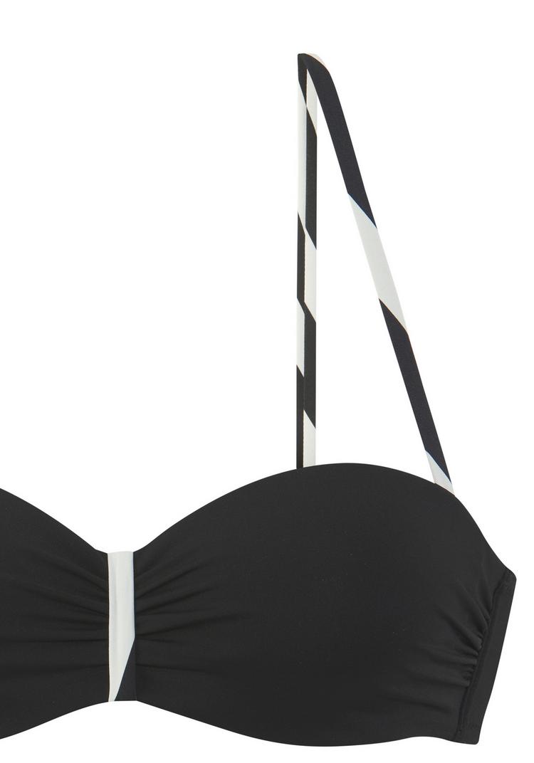 FRENCH CONNECTION FRENCH CONNECTION B&uuml;gel-Bandeau-Bikini Bikini Set Damen - schwarz - 0 | SportScheck