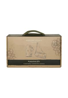 Rückansicht von Nordisk KARLSTAD 27 DUFFEL Reisetasche Four Leaf Green Clover