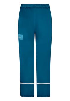 Rückansicht von normani Outdoor Sports Shalalth Regenhose Kinder Blau