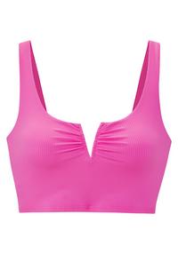 VENICE BEACH Crop-Bikini-Top Bikini Oberteil Damen - pink
