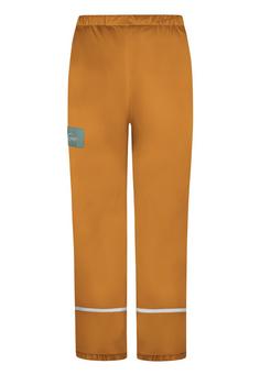 Rückansicht von normani Outdoor Sports Shalalth Regenhose Kinder Orange
