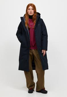 Rückansicht von Peak Performance Daunenmantel Damen BLACK