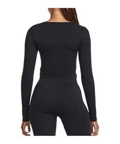 Rückansicht von Under Armour Vanish Seamless T-Shirt Damen Funktionssweatshirt Damen schwarz