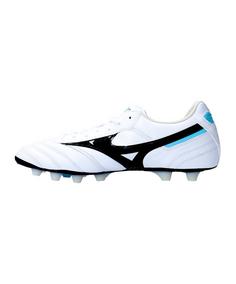 Rückansicht von Mizuno Morelia II Elite FG Mugen Fu&szlig;ballschuhe weissschwarzblau