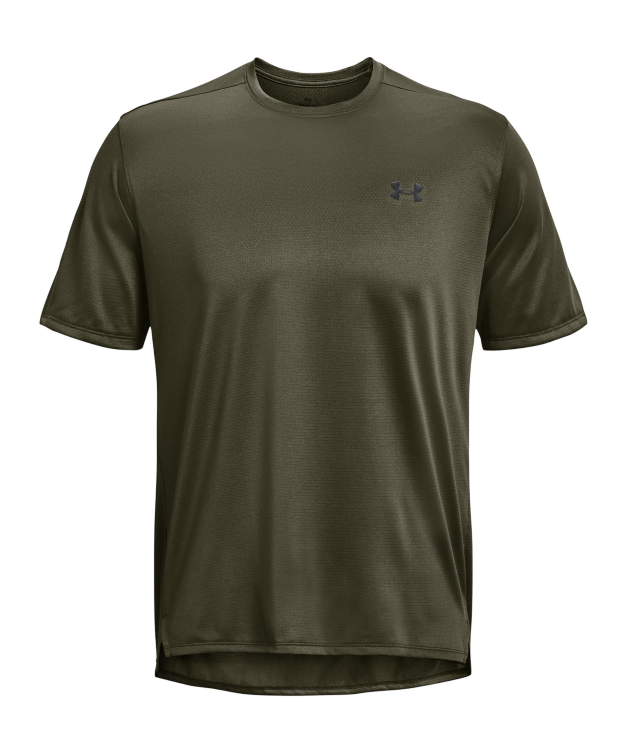Under Armour Tech Vent T-Shirt Laufshirt Herren - gruen