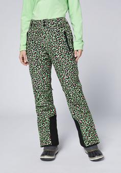 Rückansicht von Chiemsee Skihose Skihose Damen 6228 Light Green/Light Pink