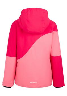 Rückansicht von Ziener AVINE-Z Skijacke Kinder pink