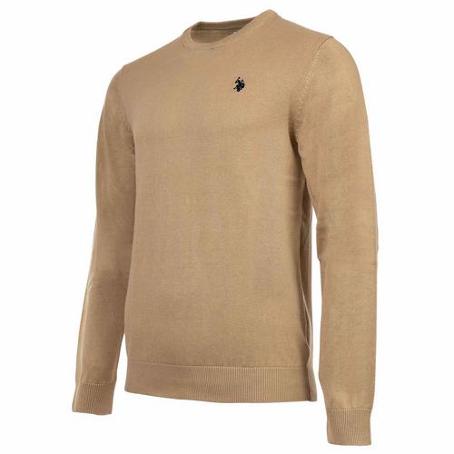 Rückansicht von U.S. Polo Assn. Strickpullover Strickpullover Herren Beige