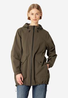 Rückansicht von Ilse Jacobsen THERMAL09 Regenjacke Damen Wren