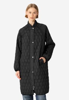 Rückansicht von Ilse Jacobsen AROS05 Steppmantel Damen schwarz